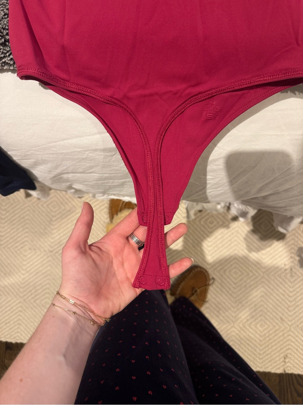 Babaton/ Aritzia Ribbed Square-Neck Tank - Raspberry Pink - Picture 3 of 4